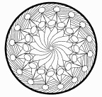 cool circle Mandala 