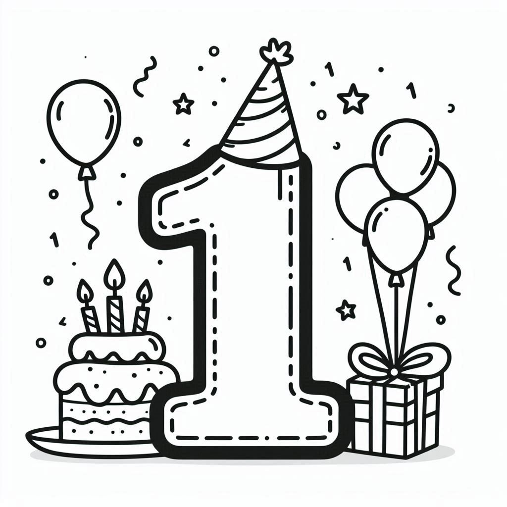   1  -      