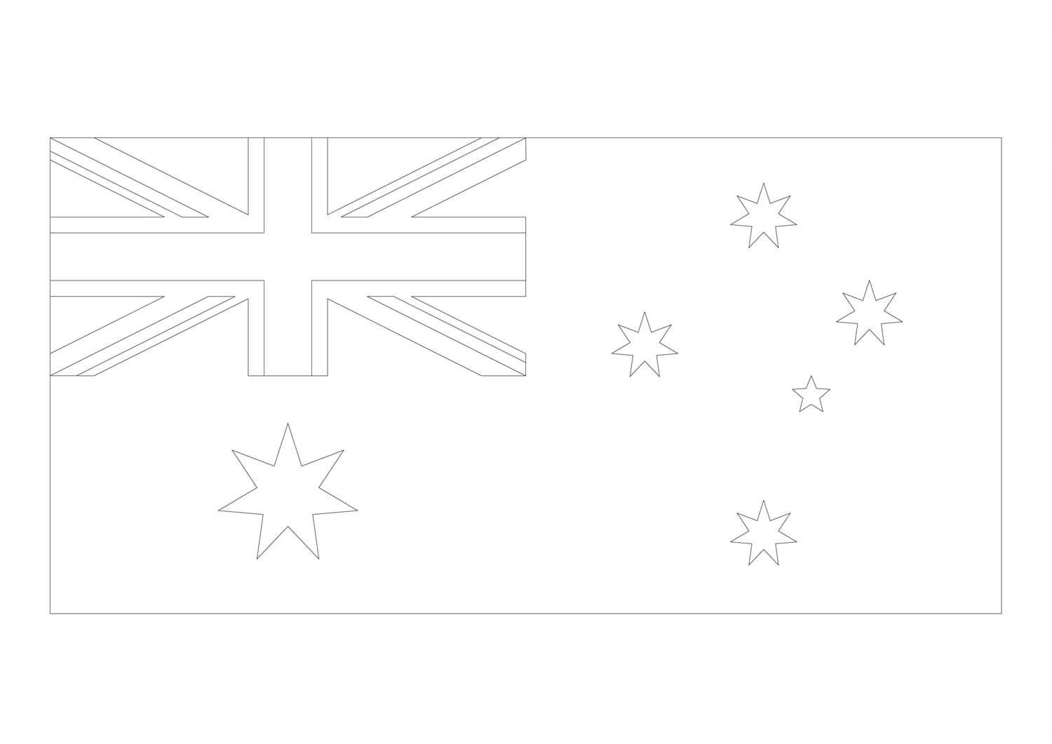 דגל אוסטרליה לצביעה