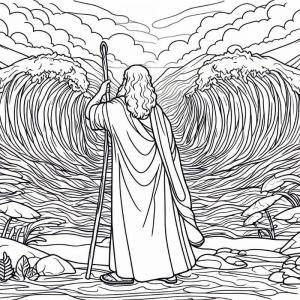 משה חוצה את ים סוף לצביעה