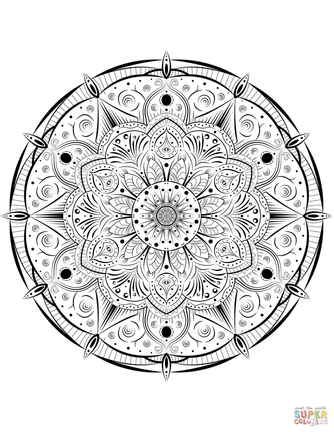 מנדלה לצביעה מנדלה לצביעה