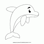 צביעה של דולפין אונליין