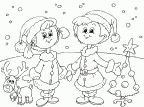 ילדים בשלג
