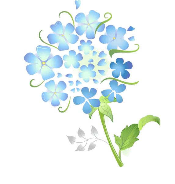 פרח כחול