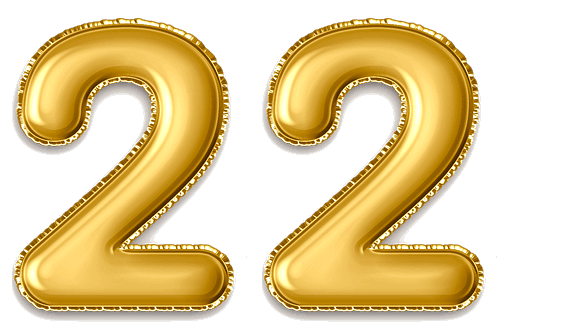  22 