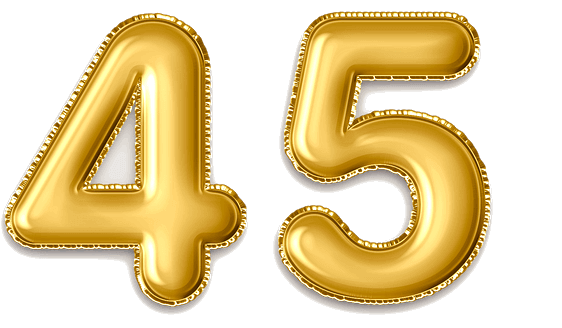  45 