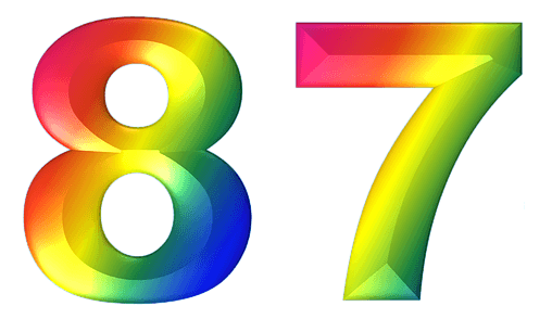  87  