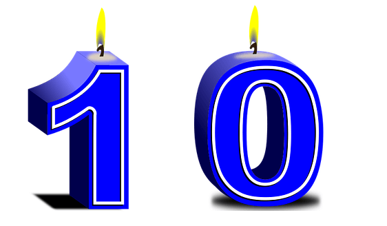  10  