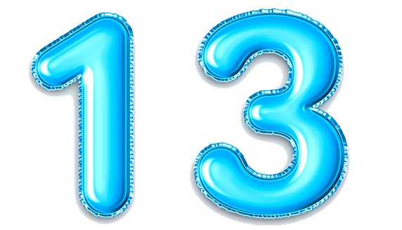  13 