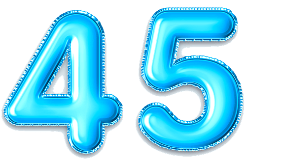  45 