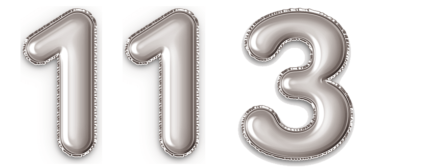 113 