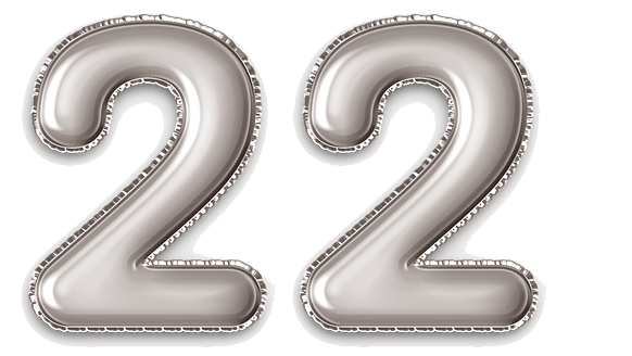  22 