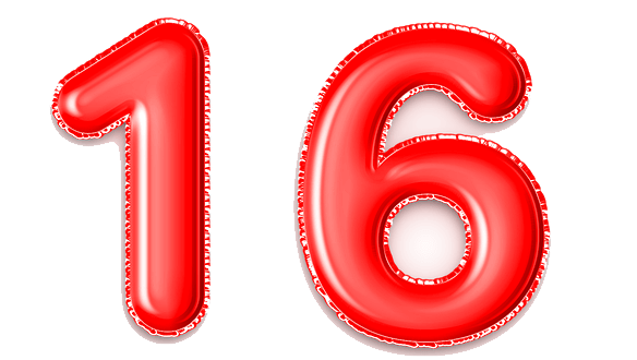  16 
