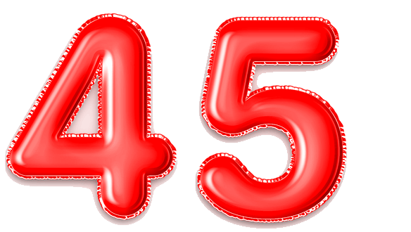  45 