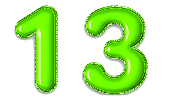  13 