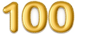 המספר 100 זהב