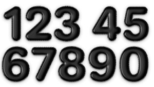 תמונה של מספרים שחורים