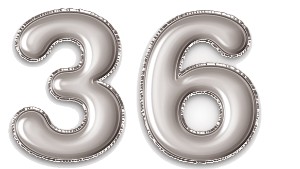 המספר 36 כסף