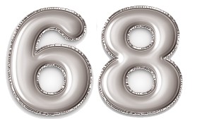 המספר 68 כסף