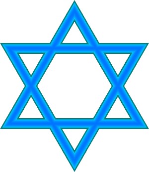 מגן דוד כחול לבן