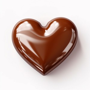 לב חום שוקולד