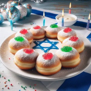סופגניות עם מגן דוד