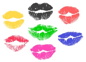 נשיקות צבעוניות , שפתיים 