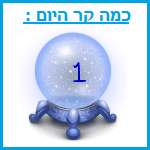 כמה קר היום