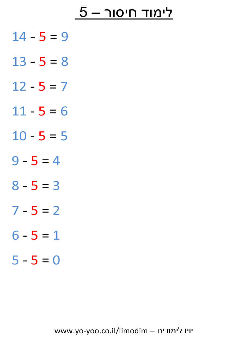   -  5