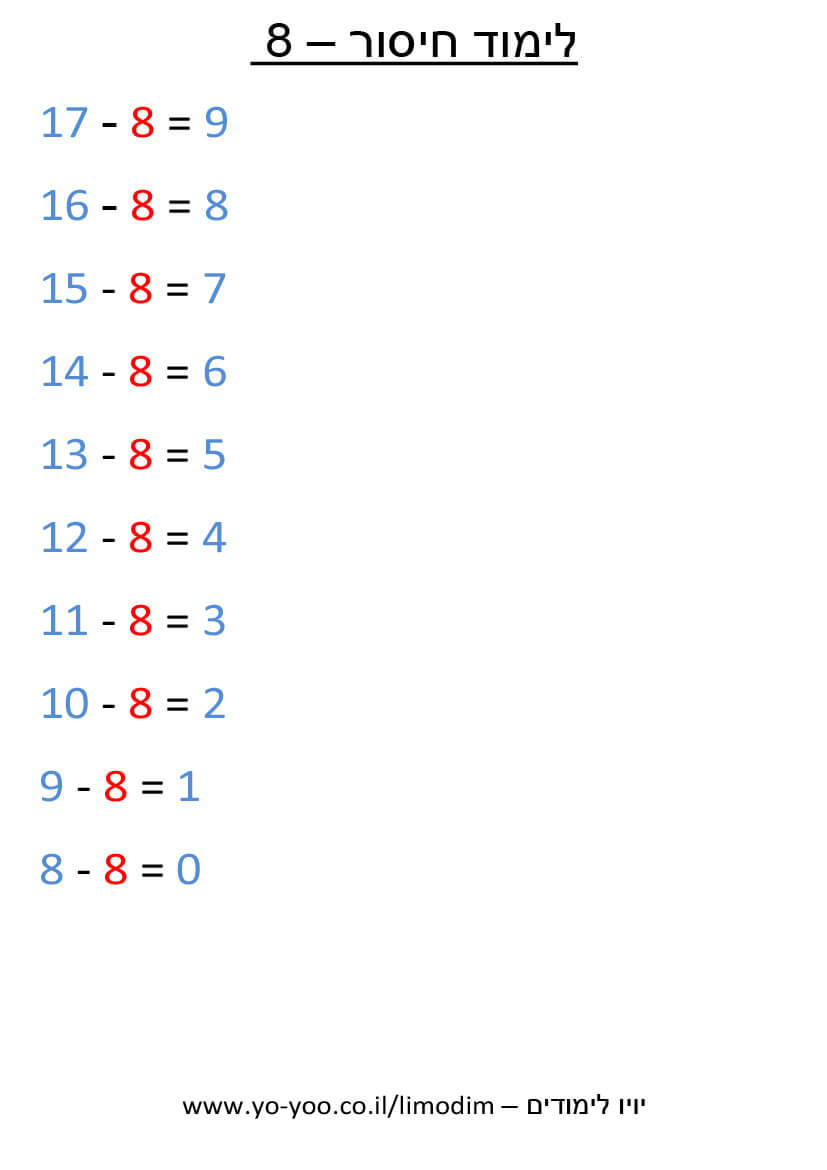   -  8