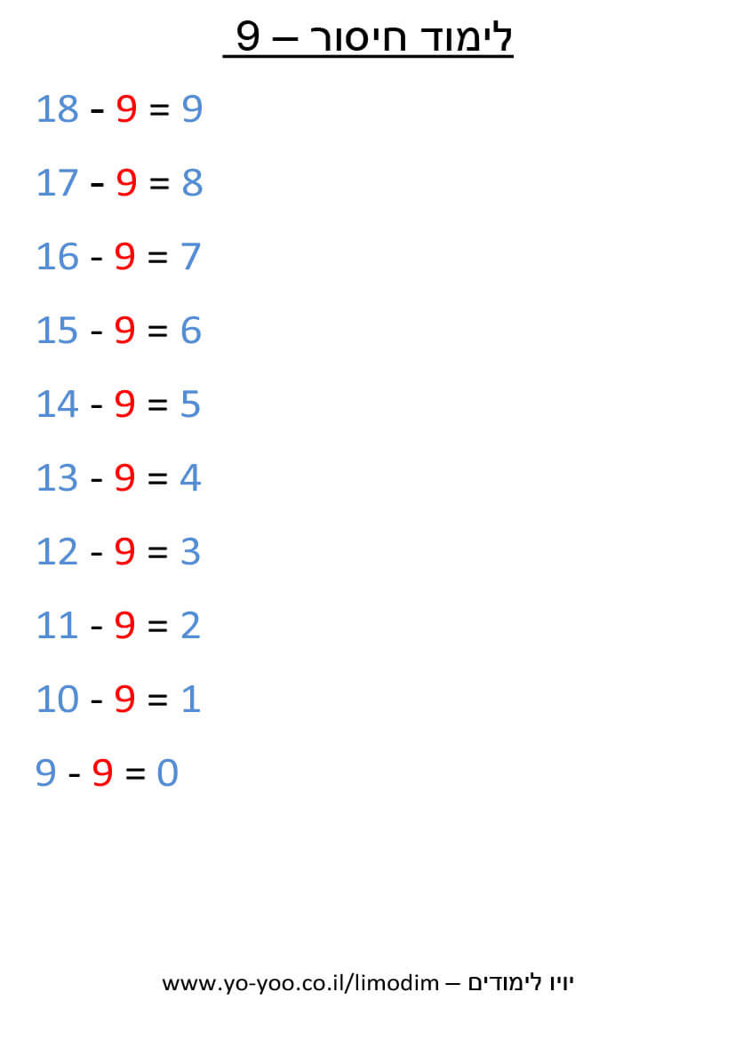   -  9