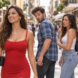 מסתכל על אחרת