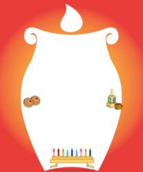 ברכה לחנוכה בצורת ...
