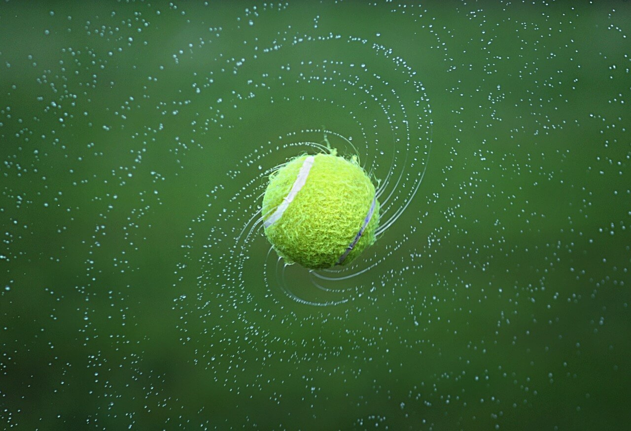 רקע של טניס