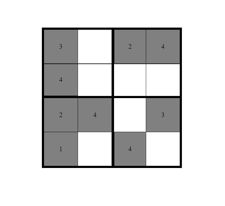  4  4  