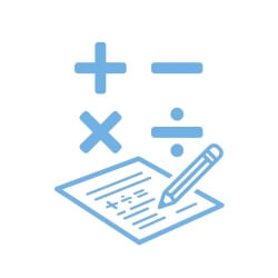 יצירת דפי עבודה בחשבון