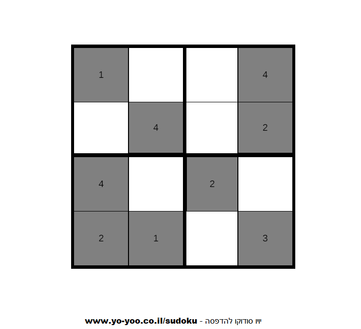  4  4 