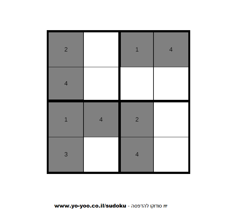  4  4 