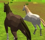 horse family animal simulator 3d