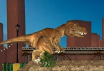 משחק דינוזאור בלוס אנג'לס , בואו לשחק בתור t-rex שהשתחרר בLA , המטרה היא לאכול את כל האנשים ולהרוס דברים ואז תוכלו לעבור שלבים